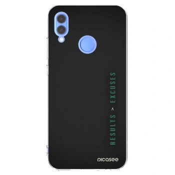 Picasee silikónový prehľadný obal pre Honor 10 Lite - Results x Excuses