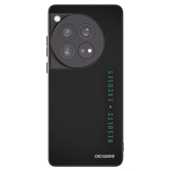 Picasee silikónový čierny obal pre OnePlus 12 5G - Results x Excuses
