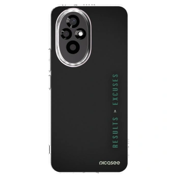 Picasee silikónový prehľadný obal pre Honor 200 Pro 5G - Results x Excuses