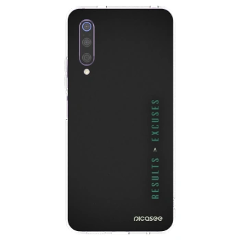 Picasee silikónový prehľadný obal pre Xiaomi Mi 9 - Results x Excuses