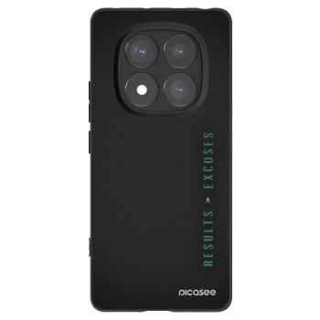 Picasee silikónový čierny obal pre Xiaomi Redmi Note 14 Pro 5G - Results x Excuses