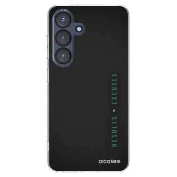 Picasee silikónový prehľadný obal pre Samsung Galaxy S25 5G - Results x Excuses