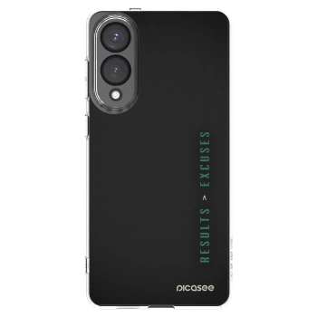 Picasee silikónový prehľadný obal pre Samsung Galaxy S25 Edge 5G - Results x Excuses