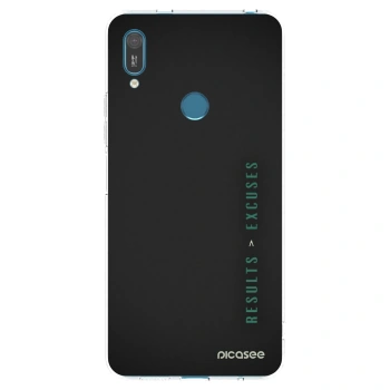 Picasee silikónový prehľadný obal pre Huawei Y7 2019 - Results x Excuses