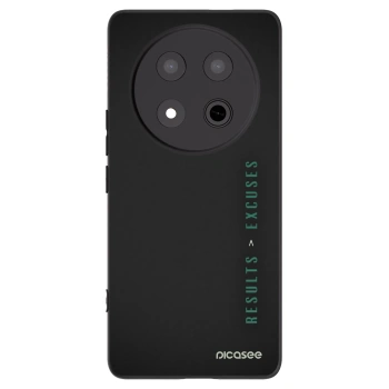 Picasee silikónový čierny obal pre Honor Magic7 Lite 5G - Results x Excuses