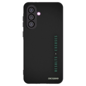 Picasee silikónový čierny obal pre Samsung Galaxy A56 5G A566B - Results x Excuses
