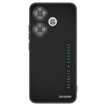 Picasee silikónový čierny obal pre Xiaomi Poco F6 - Results x Excuses