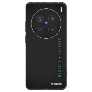 Picasee silikónový čierny obal pre Vivo X200 Pro - Results x Excuses
