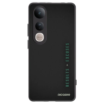 Picasee silikónový čierny obal pre Vivo V50 Lite 5G - Results x Excuses