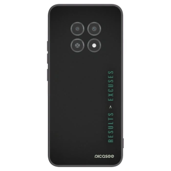 Picasee silikónový čierny obal pre Realme 12X - Results x Excuses