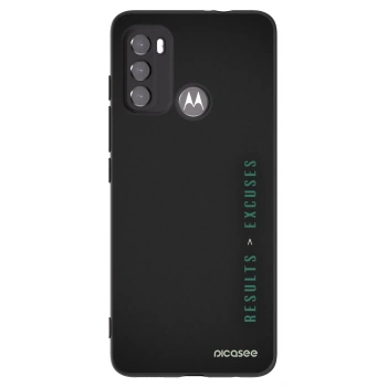 Picasee silikónový čierny obal pre Motorola Edge 60 5G - Results x Excuses