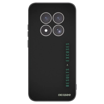 Picasee silikónový čierny obal pre Xiaomi Redmi Note 15 Pro 4G - Results x Excuses