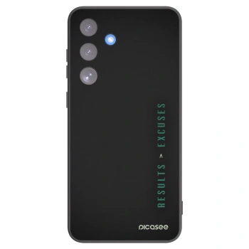 Picasee silikónový čierny obal pre Samsung Galaxy S25 FE 5G - Results x Excuses