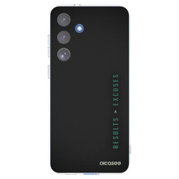Picasee silikónový prehľadný obal pre Samsung Galaxy S25 FE 5G - Results x Excuses