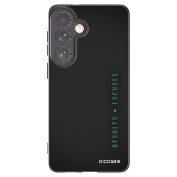 Picasee silikónový čierny obal pre Samsung Galaxy S26+ - Results x Excuses