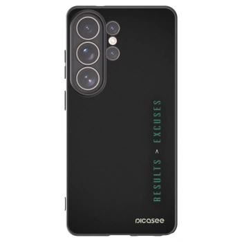 Picasee silikónový čierny obal pre Samsung Galaxy S26 Ultra - Results x Excuses
