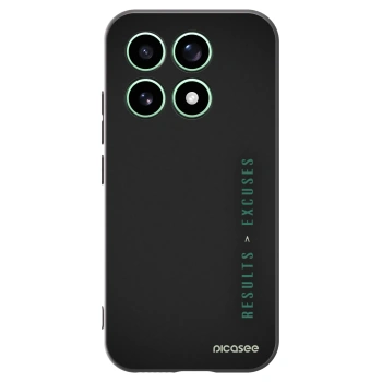 Picasee silikónový čierny obal pre Xiaomi 17 - Results x Excuses