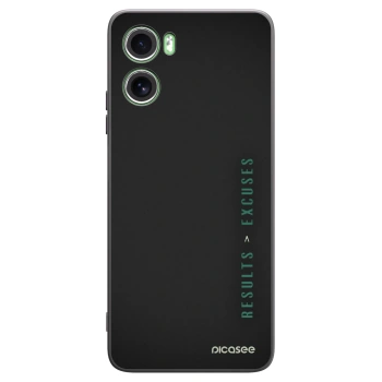 Picasee silikónový čierny obal pre Motorola Moto G06 - Results x Excuses