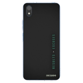 Picasee silikónový prehľadný obal pre Xiaomi Redmi 7A - Results x Excuses