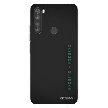 Picasee silikónový prehľadný obal pre Xiaomi Redmi Note 8 - Results x Excuses