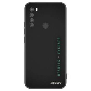 Picasee silikónový čierny obal pre Xiaomi Redmi Note 8 - Results x Excuses