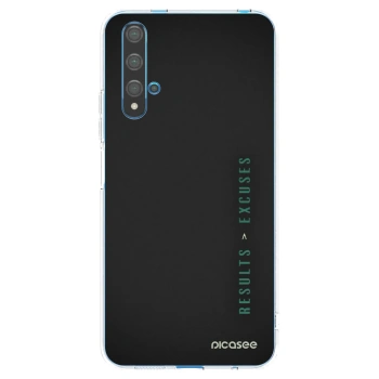 Picasee silikónový prehľadný obal pre Huawei Nova 5T - Results x Excuses