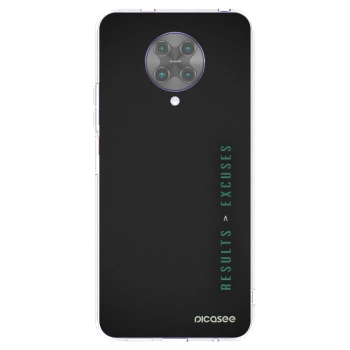 Picasee silikónový prehľadný obal pre Xiaomi Poco F2 Pro - Results x Excuses