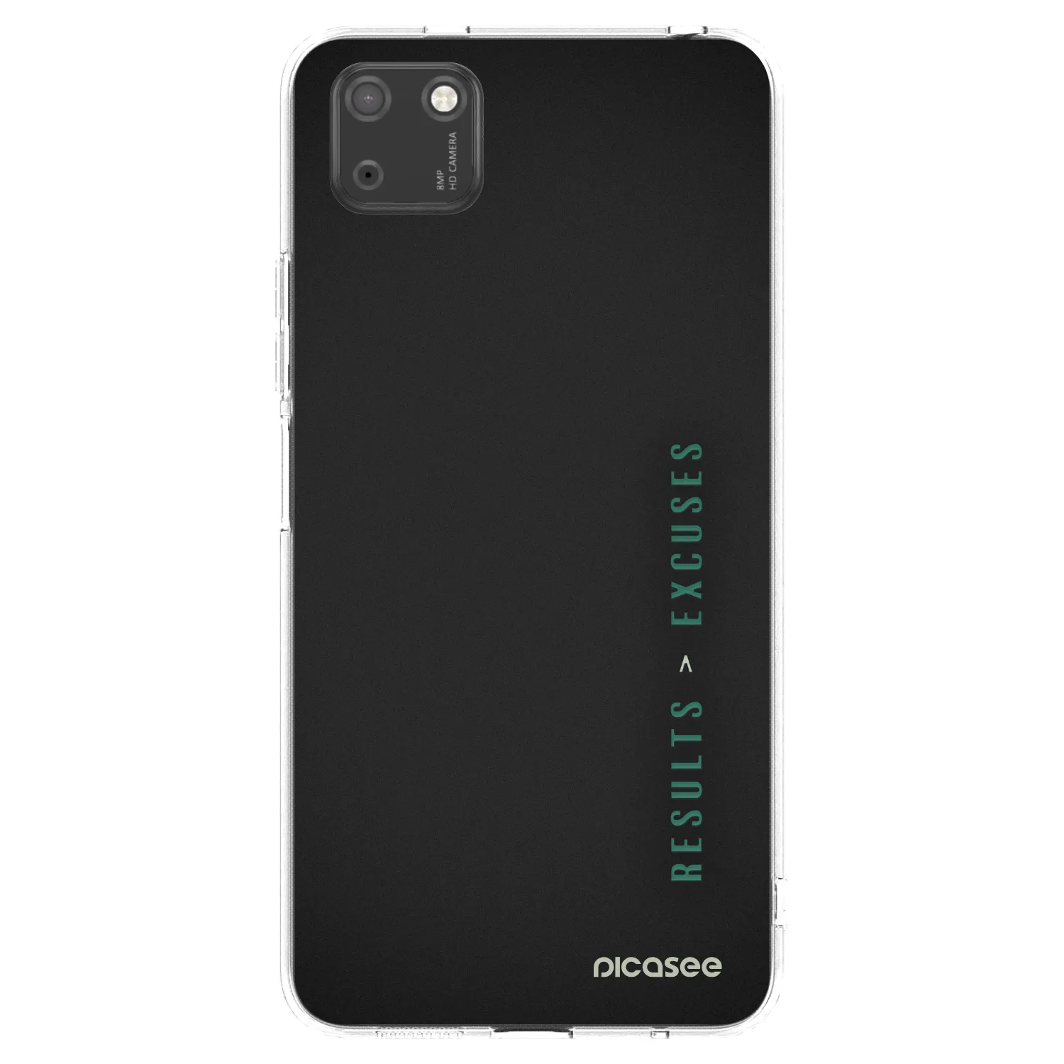 Silikónový prehľadný obal pre Huawei Y5P - Results x Excuses