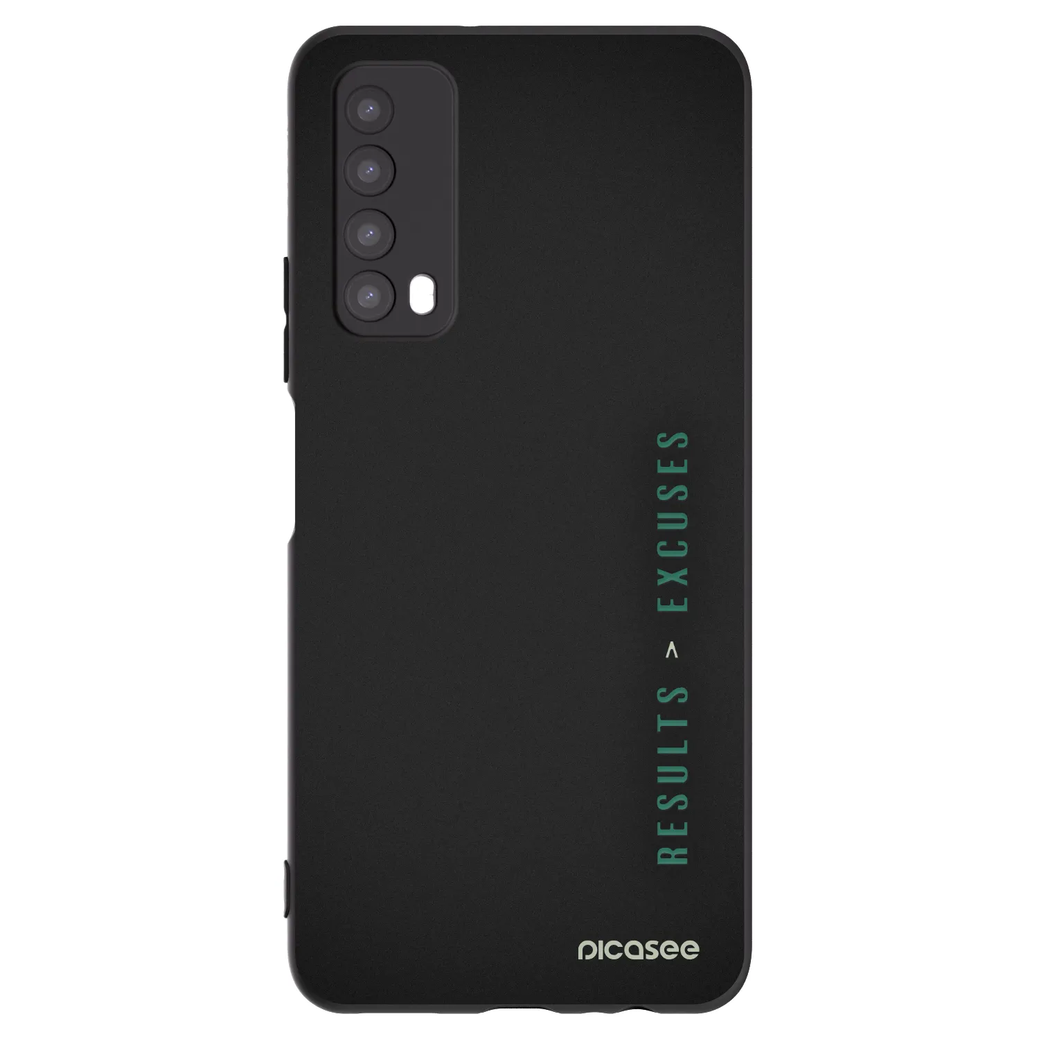 Silikónový čierny obal pre Huawei P Smart 2021 - Results x Excuses