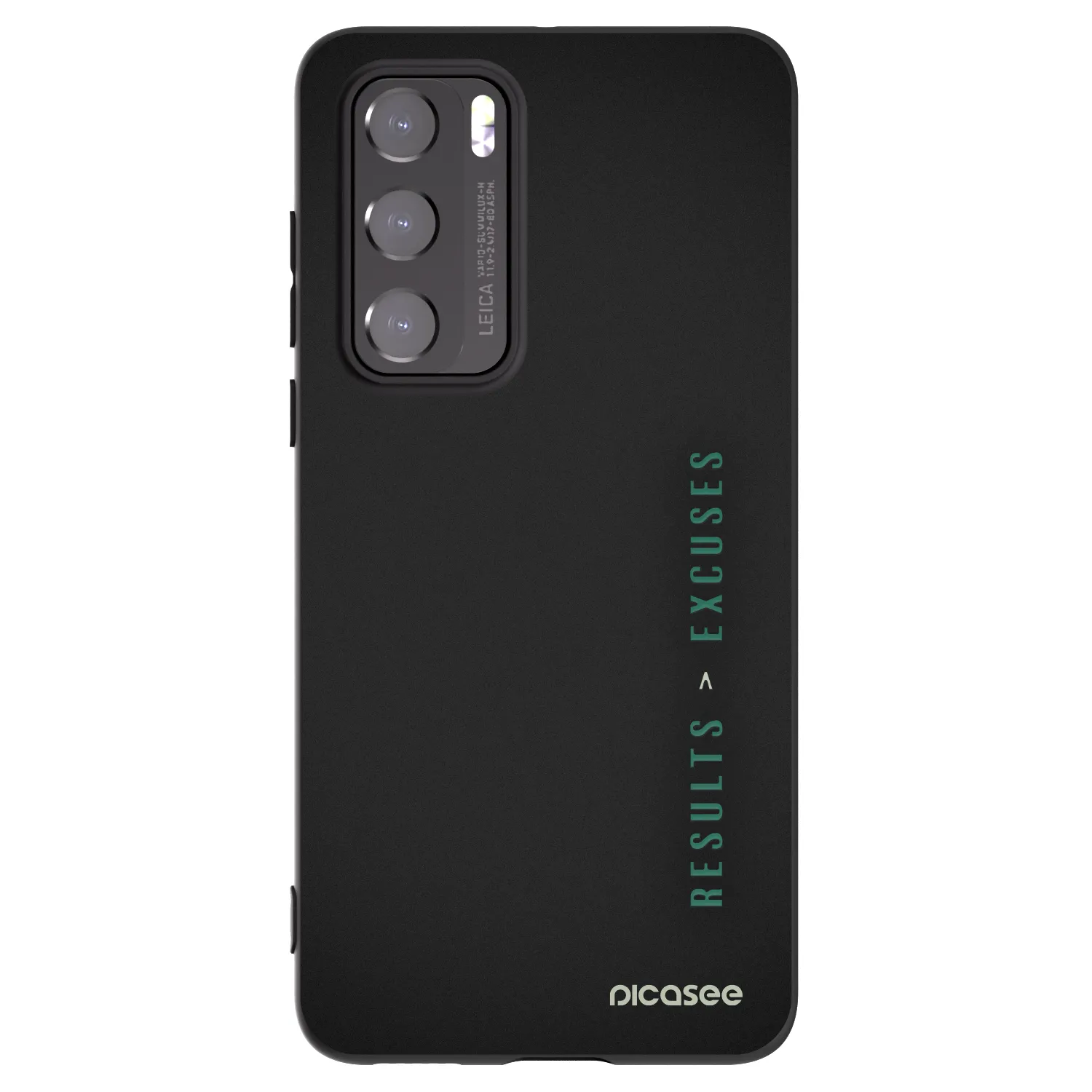 Silikónový čierny obal pre Huawei P40 - Results x Excuses