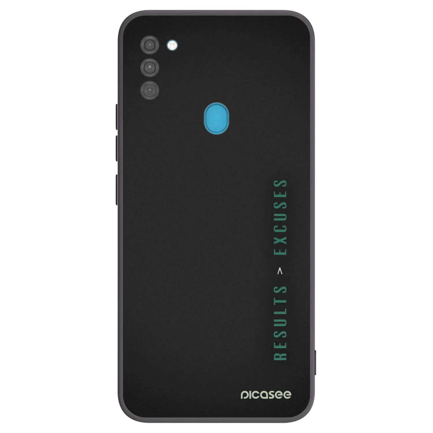Picasee silikónový čierny obal pre Samsung Galaxy M11 - Results x Excuses