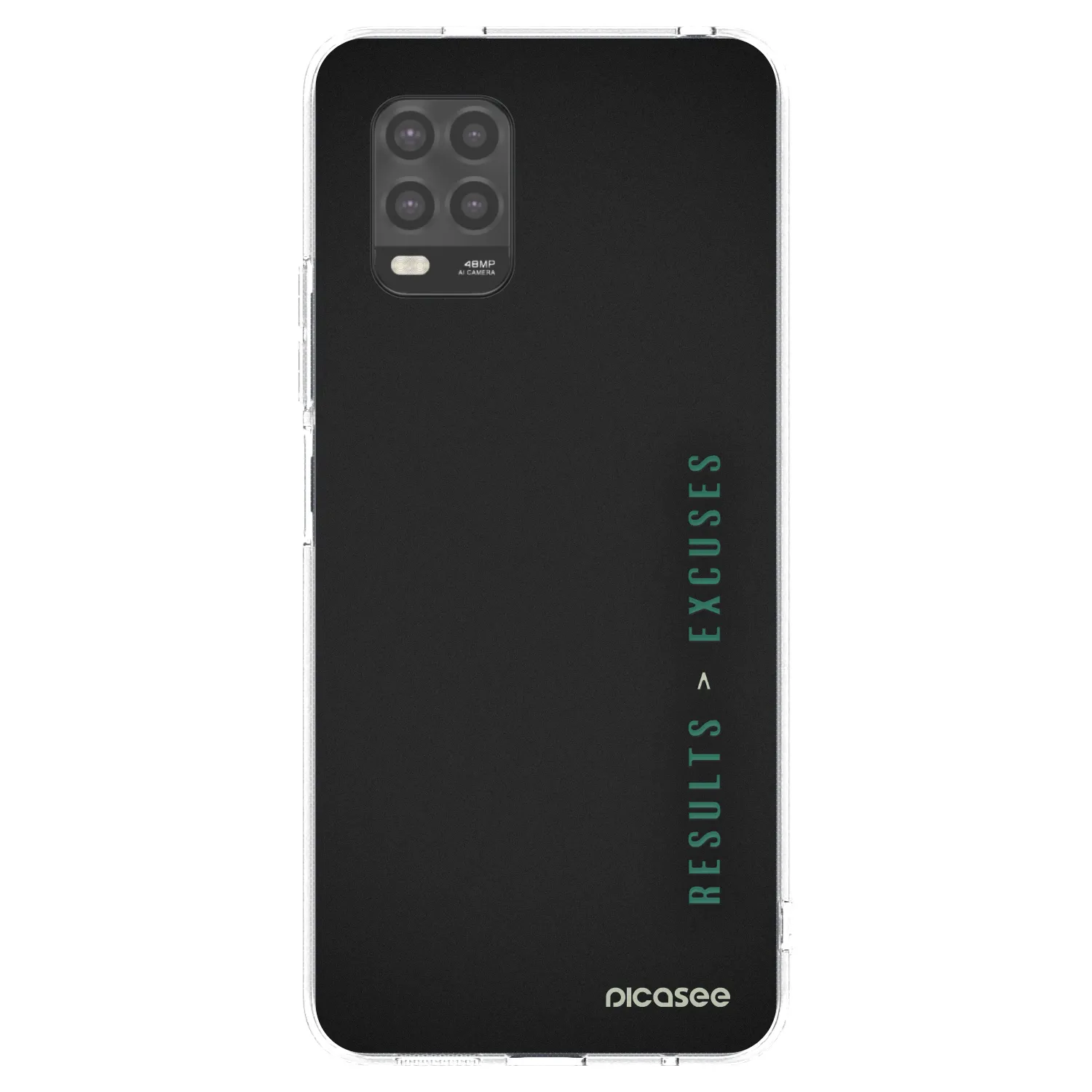 Silikónový prehľadný obal pre Xiaomi Mi 10 Lite - Results x Excuses