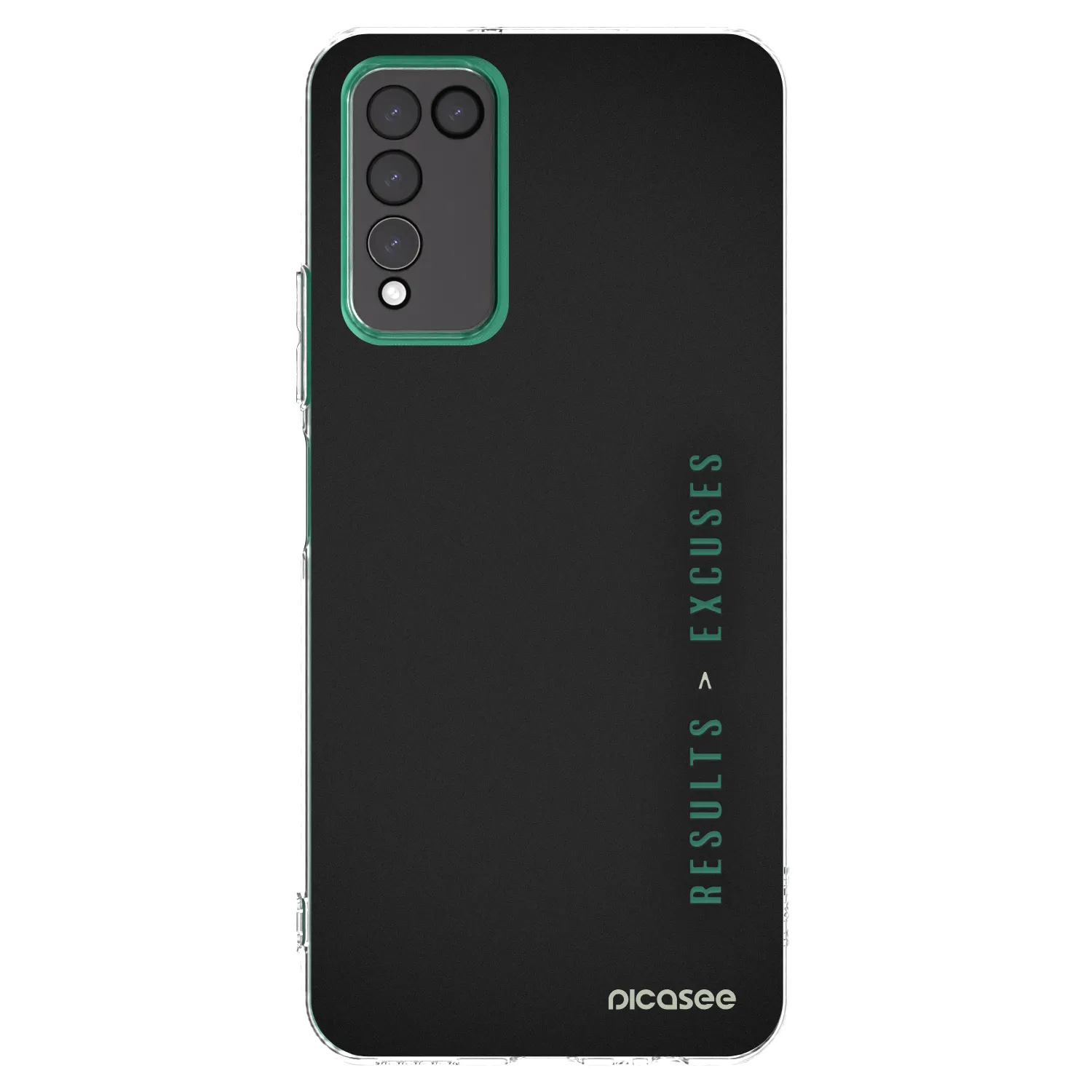 Picasee silikónový prehľadný obal pre Honor 10X Lite - Results x Excuses