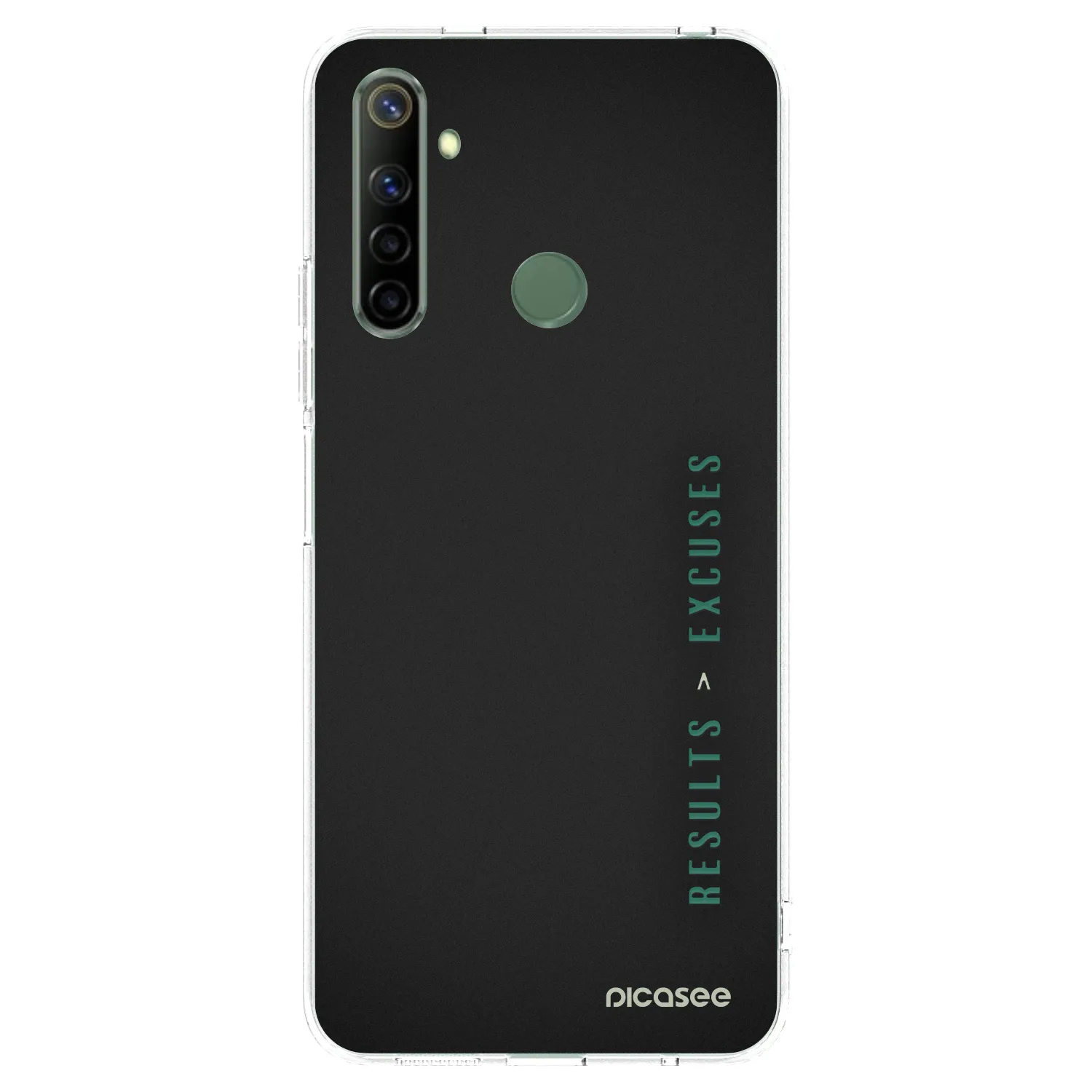 Picasee silikónový prehľadný obal pre Realme 6i - Results x Excuses
