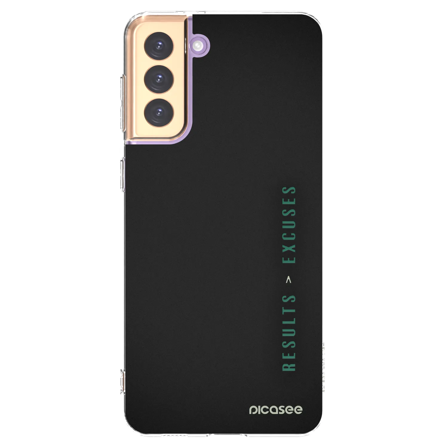 Picasee silikónový prehľadný obal pre Samsung Galaxy S21+ 5G G996F - Results x Excuses