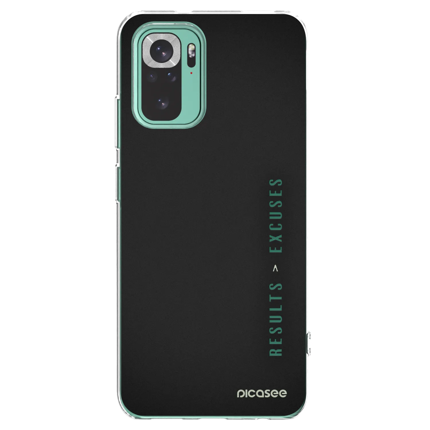 Picasee silikónový prehľadný obal pre Xiaomi Redmi Note 10 Pro - Results x Excuses