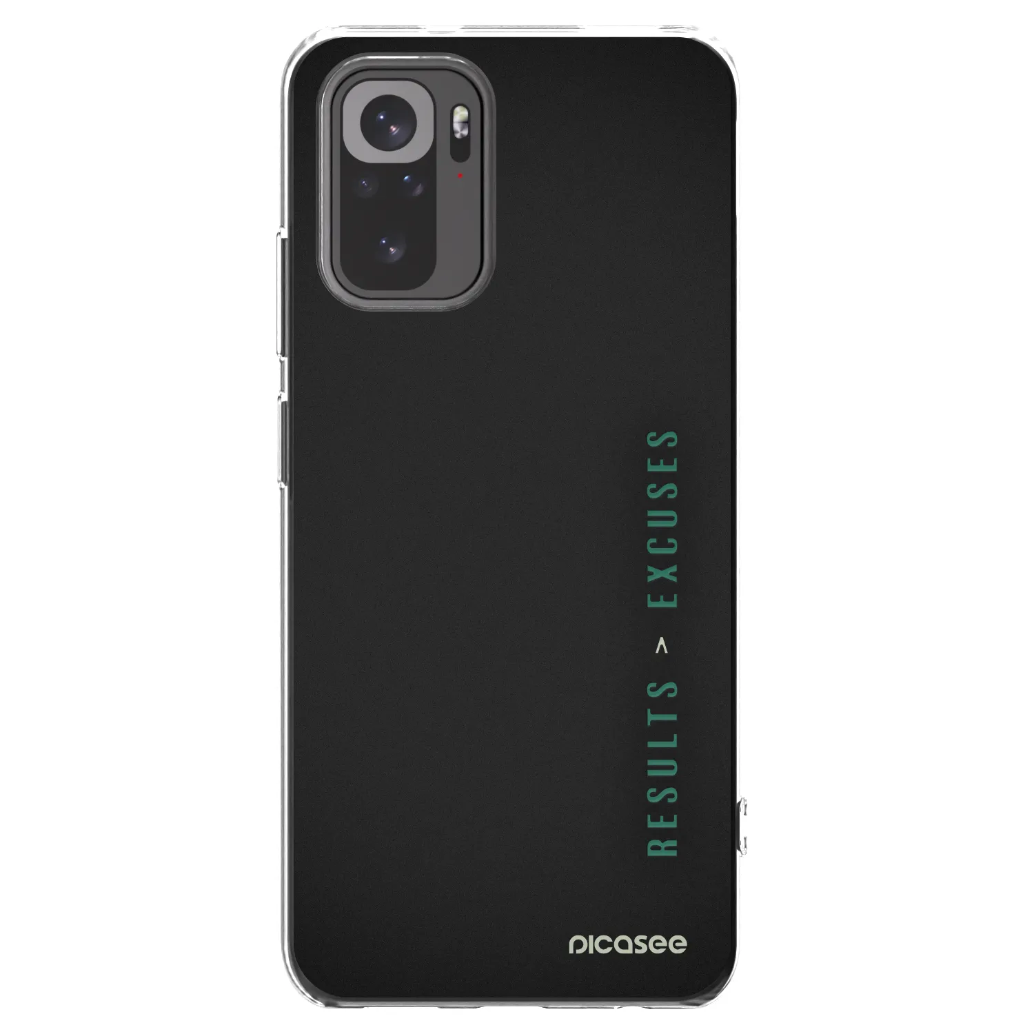 Silikónový prehľadný obal pre Xiaomi Redmi Note 10S - Results x Excuses