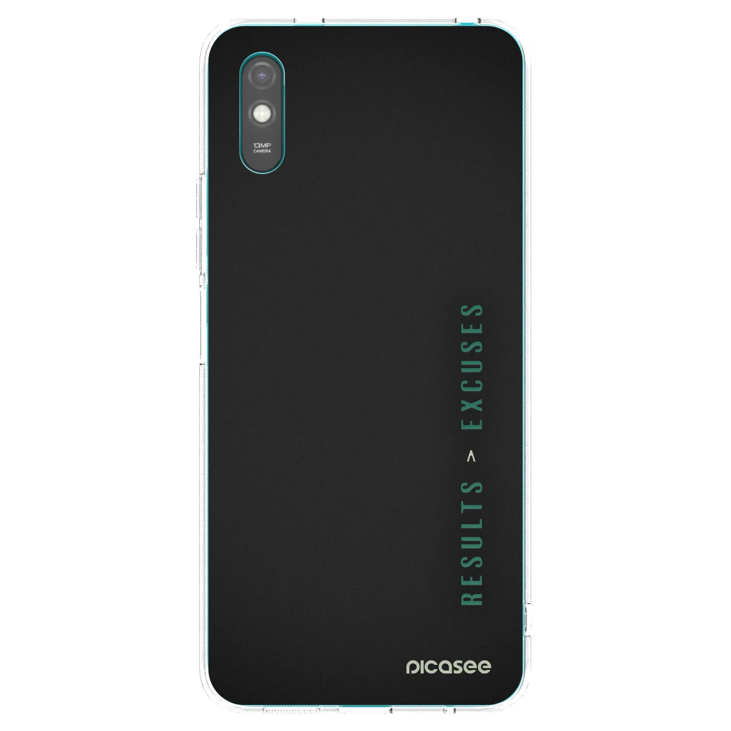 Silikónový prehľadný obal pre Xiaomi Redmi 9AT - Results x Excuses