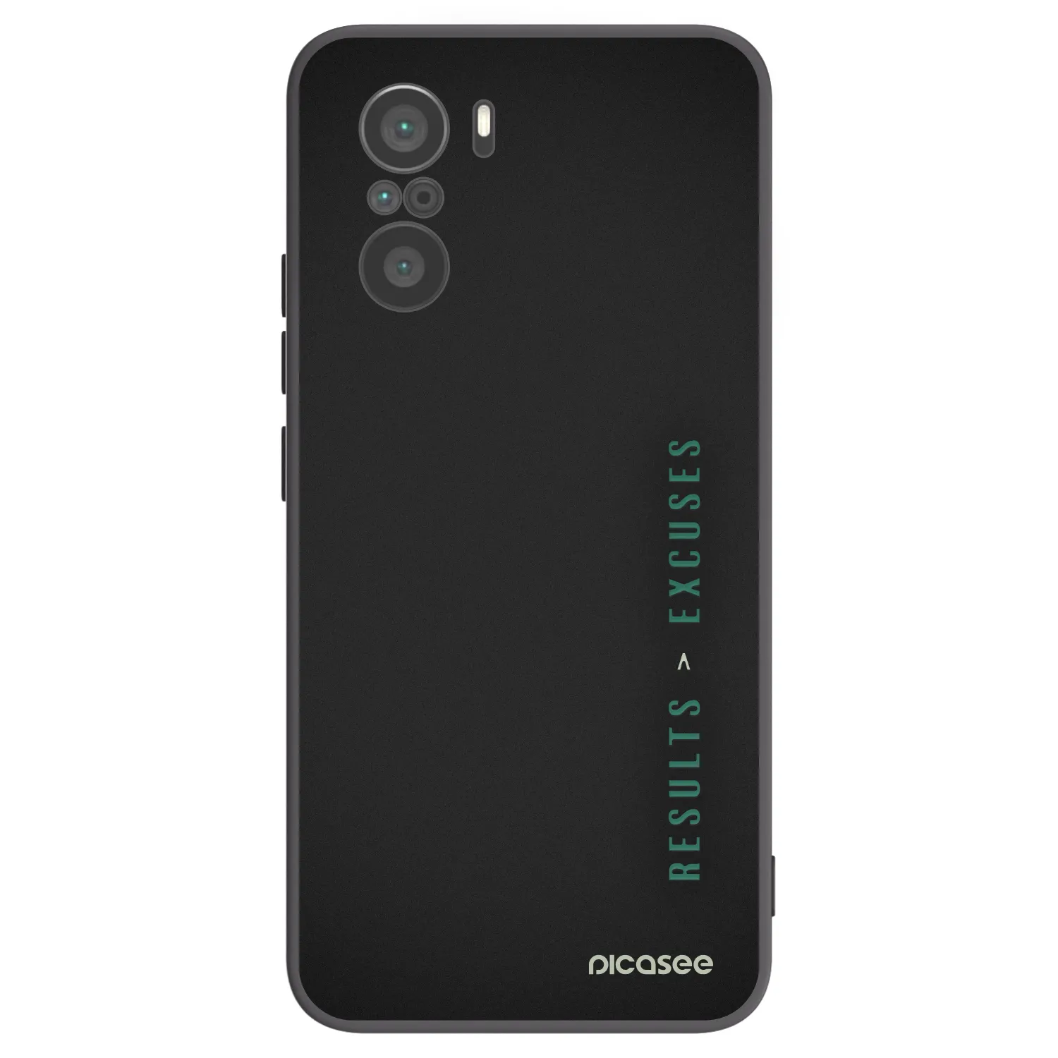 Picasee silikónový čierny obal pre Xiaomi Poco F3 - Results x Excuses