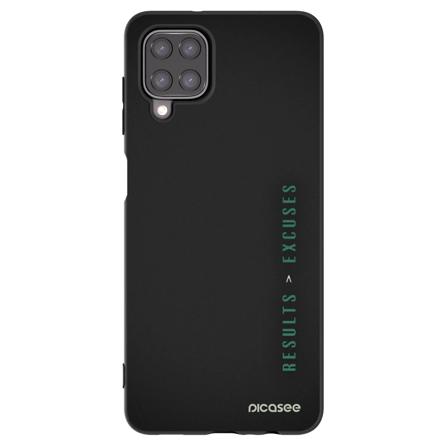 Picasee silikónový čierny obal pre Samsung Galaxy M12 M127F - Results x Excuses