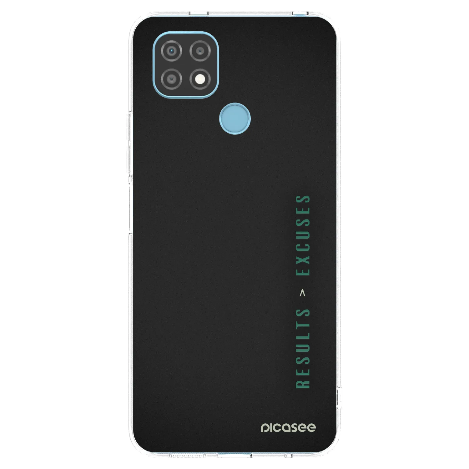 Picasee silikónový prehľadný obal pre Realme C21 - Results x Excuses