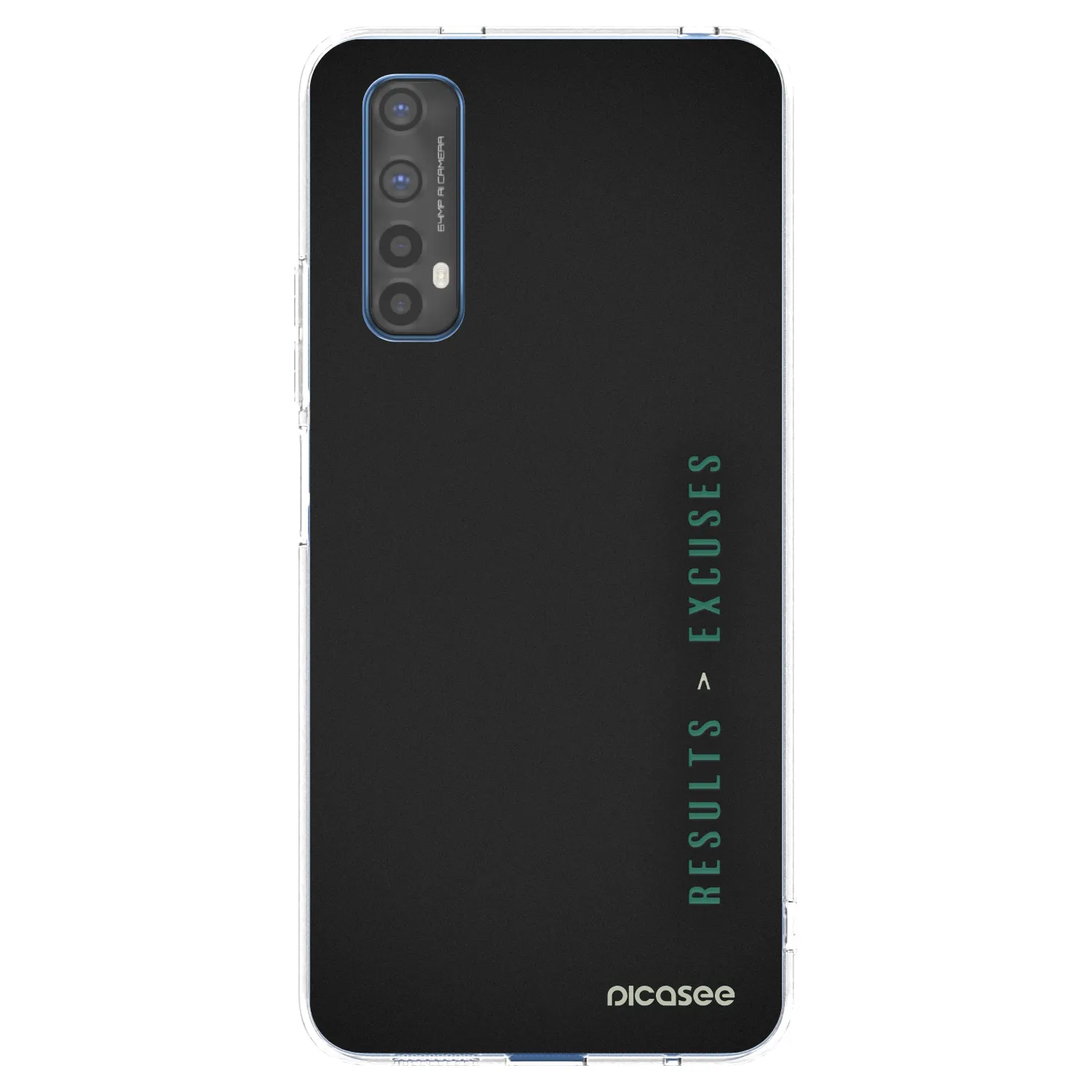 Picasee silikónový prehľadný obal pre Realme 7 - Results x Excuses