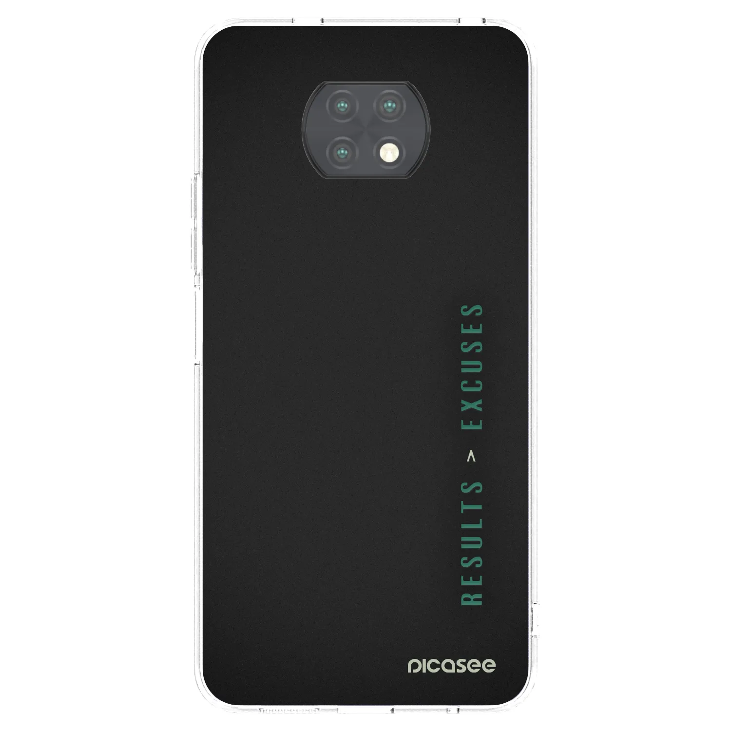 Silikónový prehľadný obal pre Xiaomi Redmi Note 9T - Results x Excuses