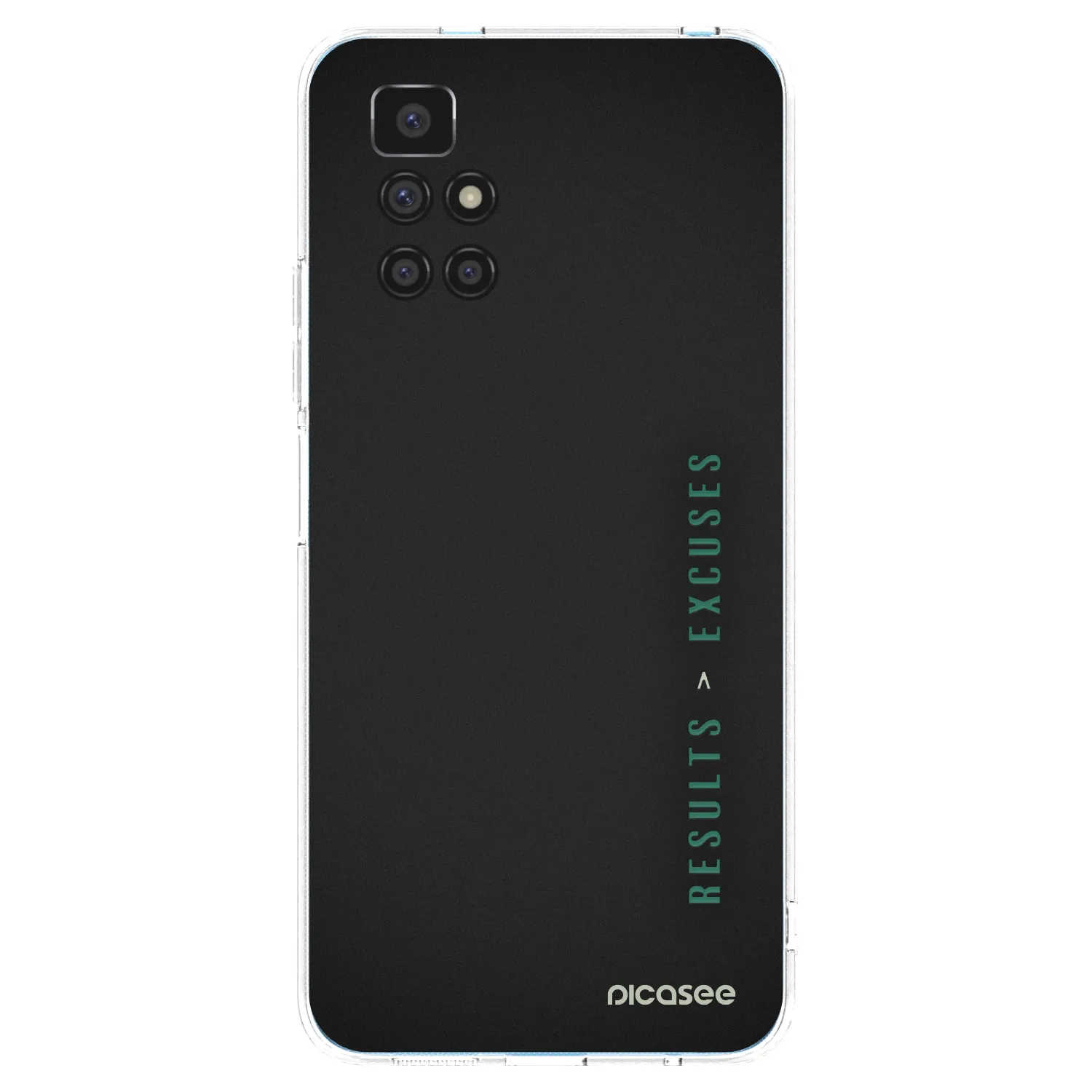 Silikónový prehľadný obal pre Xiaomi Redmi 10 - Results x Excuses
