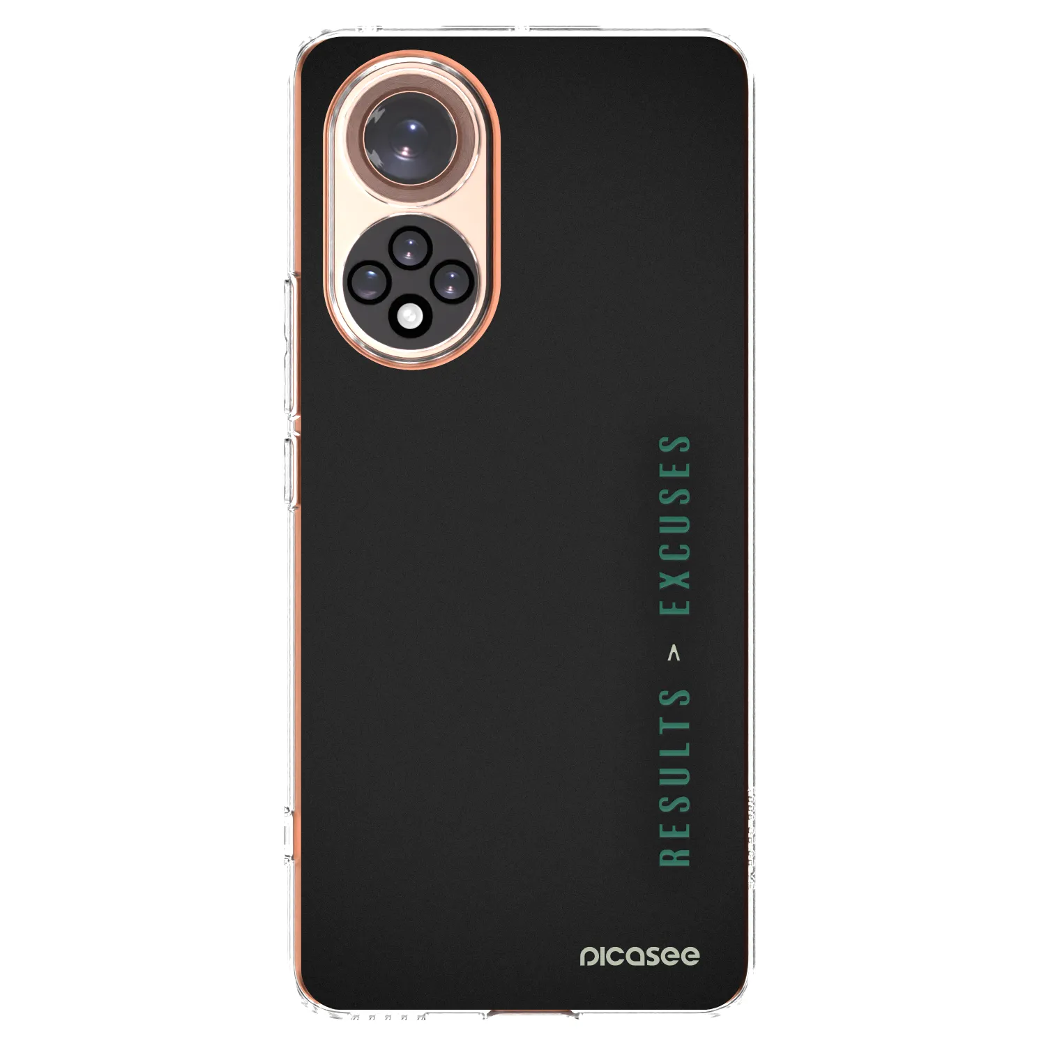Silikónový prehľadný obal pre Honor 50 5G - Results x Excuses