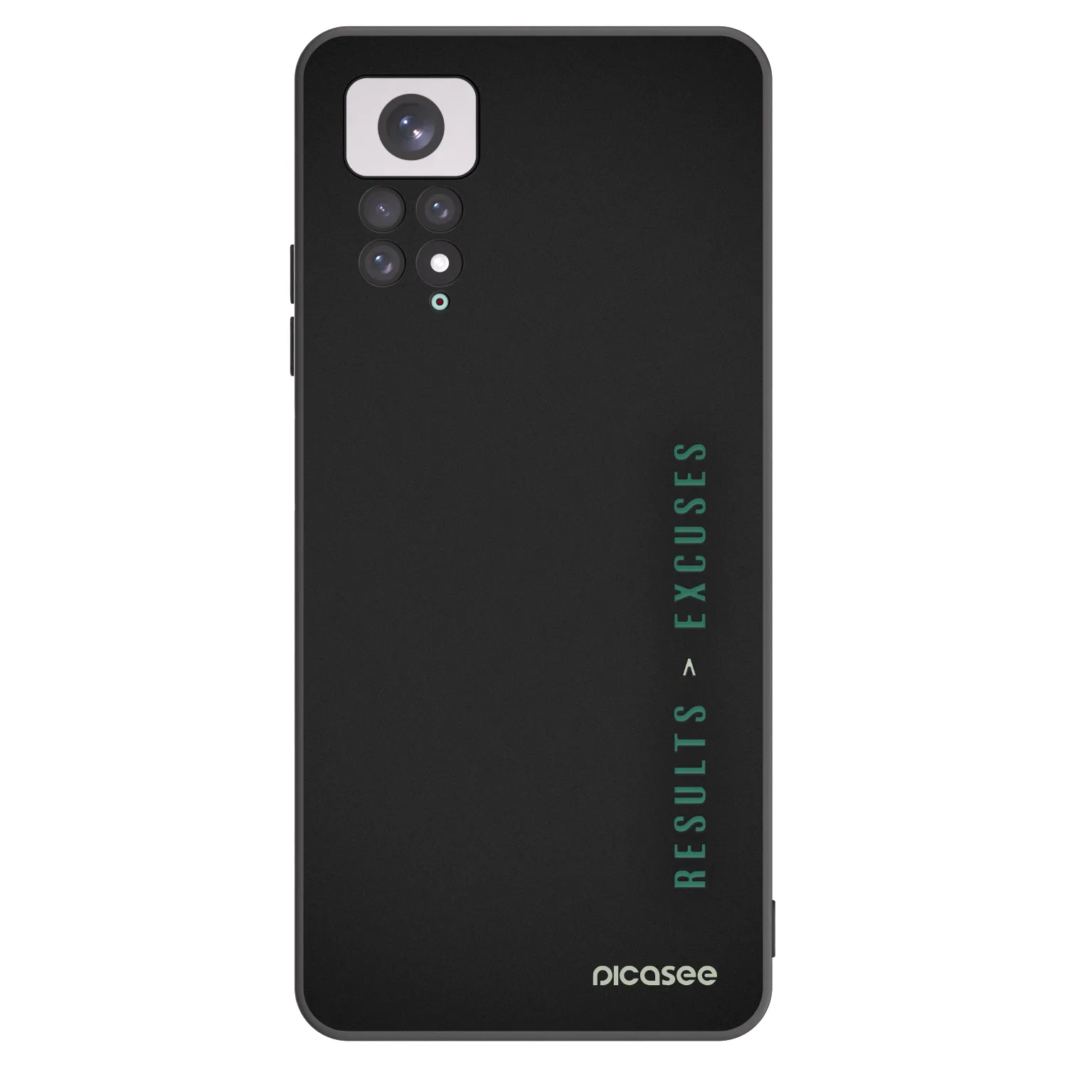 Silikónový čierny obal pre Xiaomi Redmi Note 11 - Results x Excuses