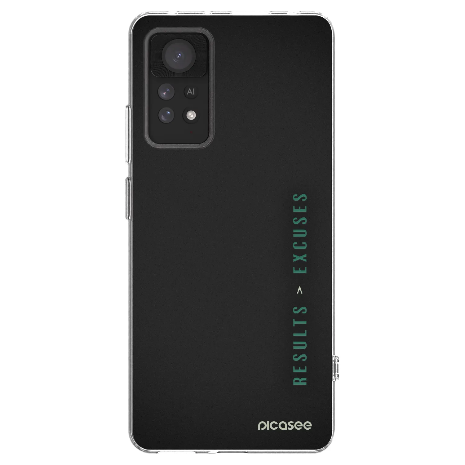 Silikónový prehľadný obal pre Xiaomi Redmi Note 11 Pro 5G - Results x Excuses