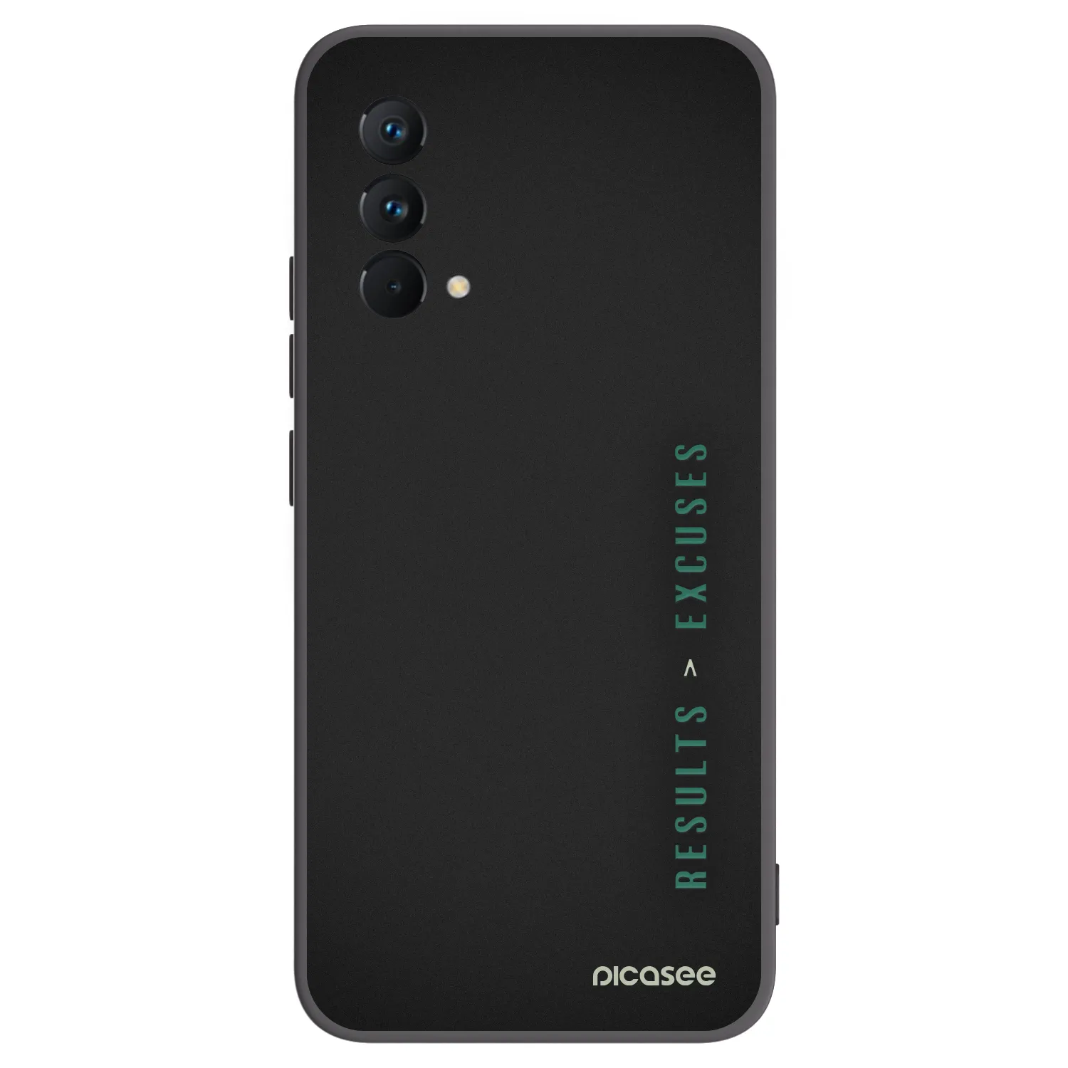 Picasee silikónový čierny obal pre Realme GT Master Edition 5G - Results x Excuses