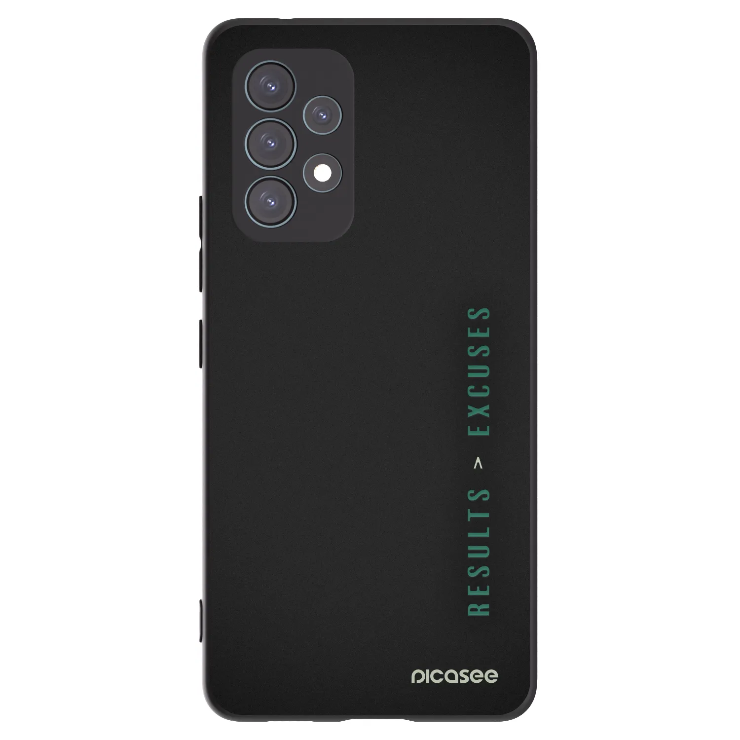 Picasee silikónový čierny obal pre Samsung Galaxy A53 5G A536 - Results x Excuses