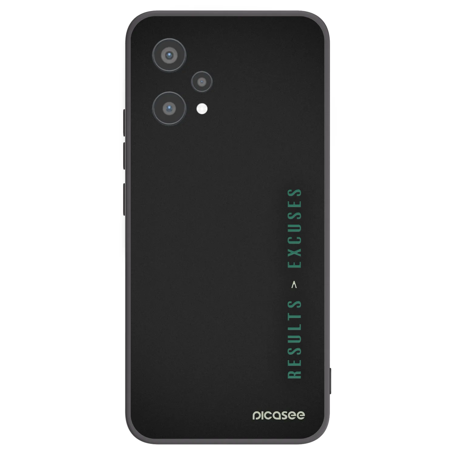 Picasee silikónový čierny obal pre Realme 9 Pro 5G - Results x Excuses